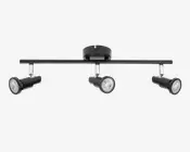 Spot 3xGU10 sort L.48,6 cm