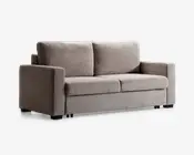 Sovesofa 2 pers. beige møbelstof