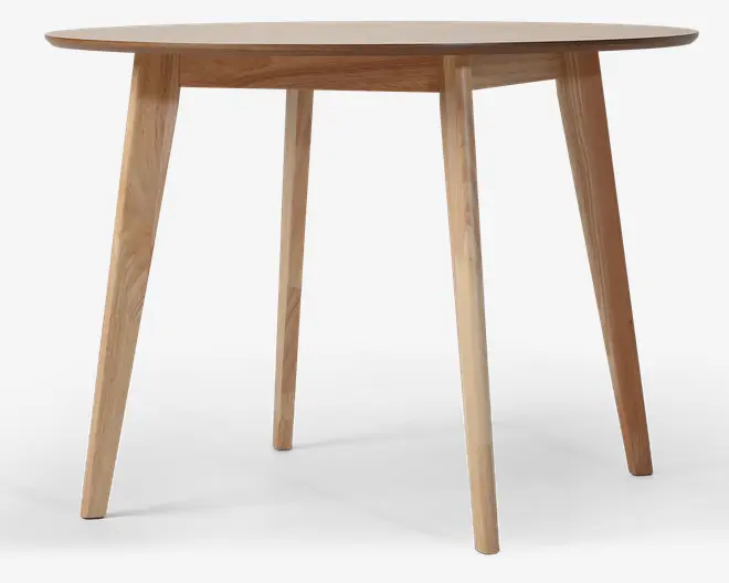 Spisebord Roxby Ø. 105 cm i eg