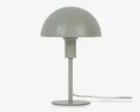 Ellen mini bordlampe støvet grøn H.25 cm 