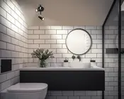 Spot 2xGU10 sort L.25,6 cm