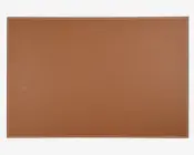 Dækkeserviet cognac pu 45x30 cm