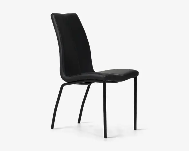 Spisebordsstol med høj ryg