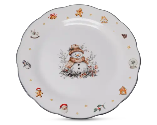 Juletallerken assorteret Ø.26 cm