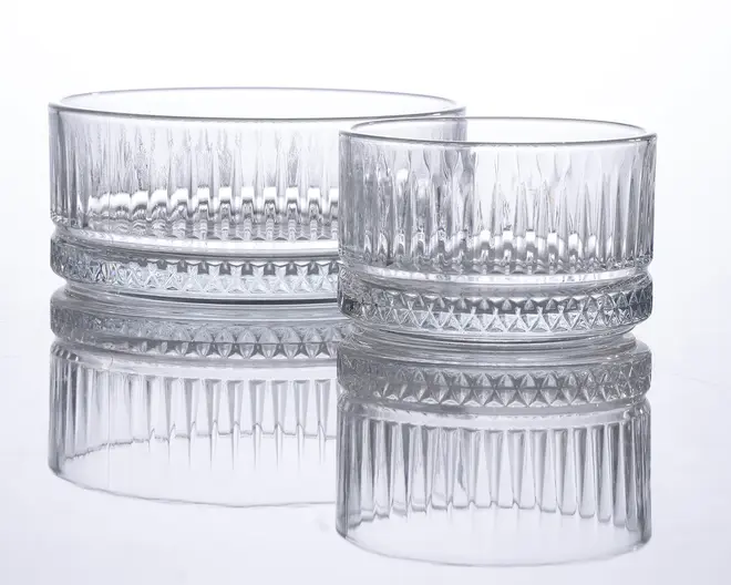 Skål crystalline glas Ø.8 cm