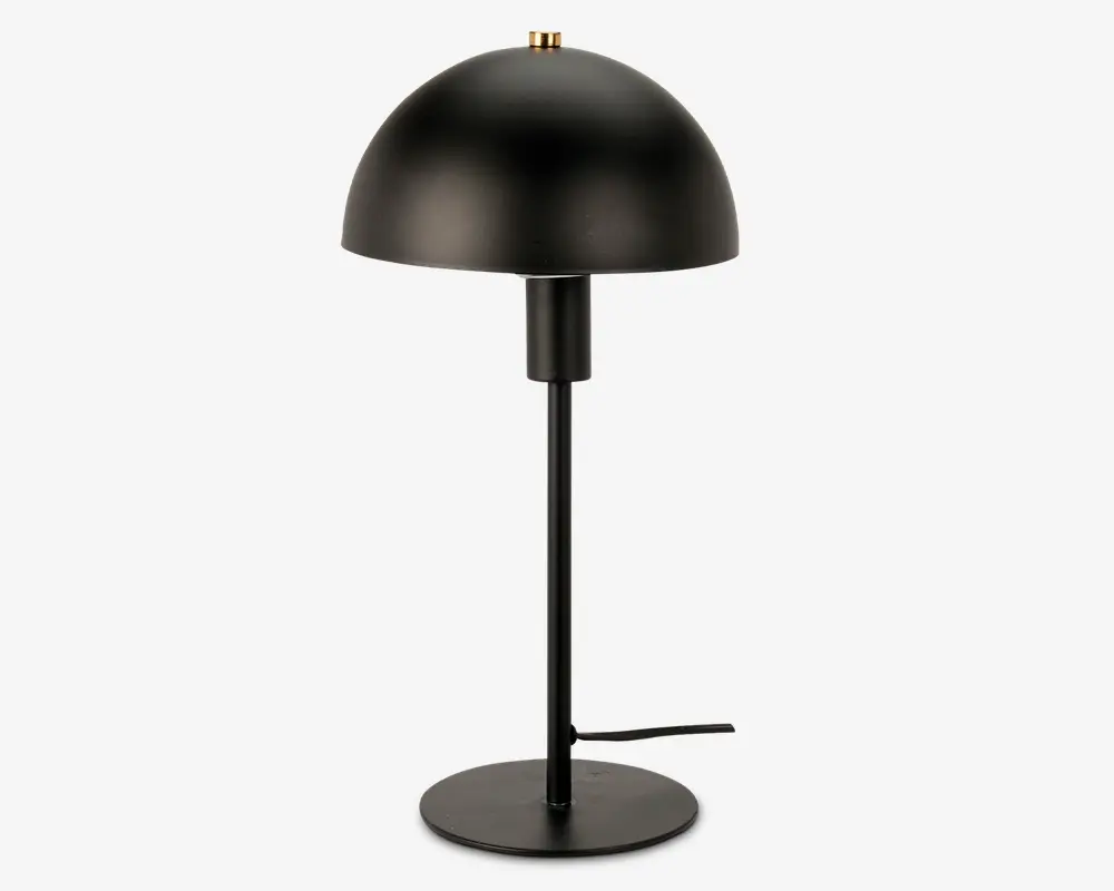 Bordlampe sort H.36 cm