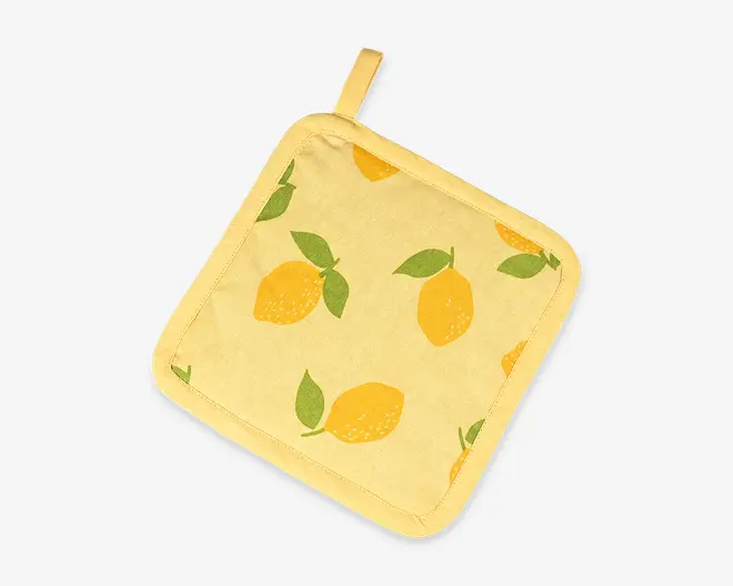 Grydelapper citron 20x20 cm