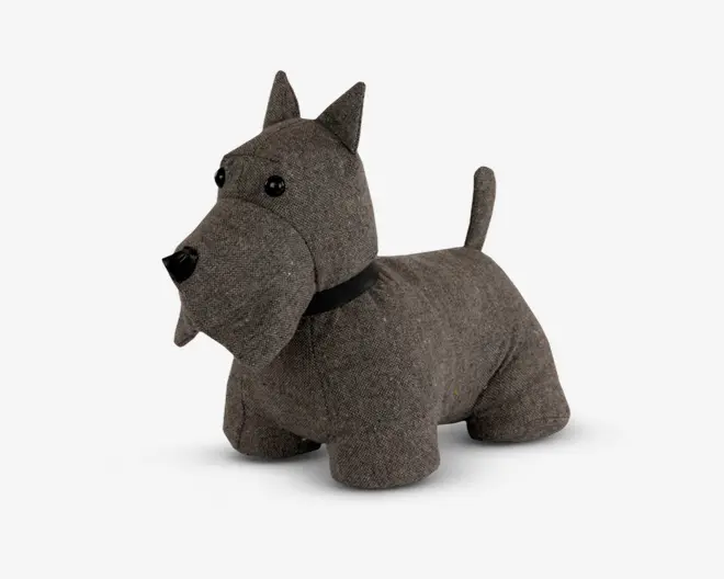 Dørstopper huns grå 25x15x20 cm