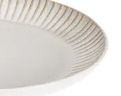 Tallerken hvid/beige Ø.26 cm