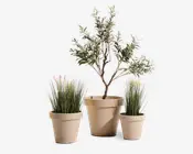 Urtepotteskjuler taupe Ø.40 cm