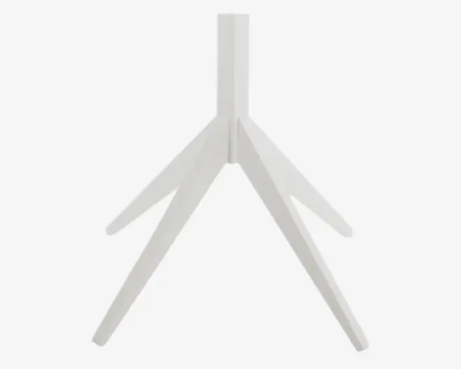 Stumtjener Ascot hvid