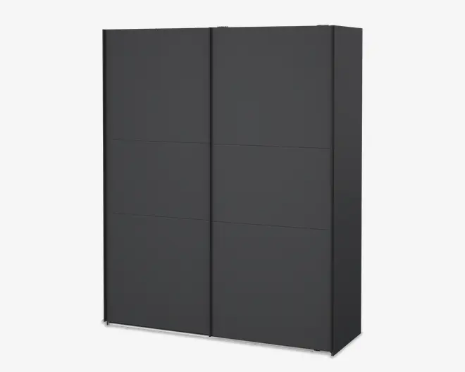 Garderobeskab Case grå B. 179 x H. 221 cm