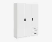 Garderobeskab Sprint m. 3 Låger og 3 Skuffer