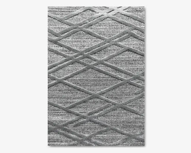 Tæppe Pisa mørk grå 140 x 200 cm