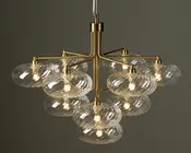 Pendel Emilia messing antik Ø. 60 cm