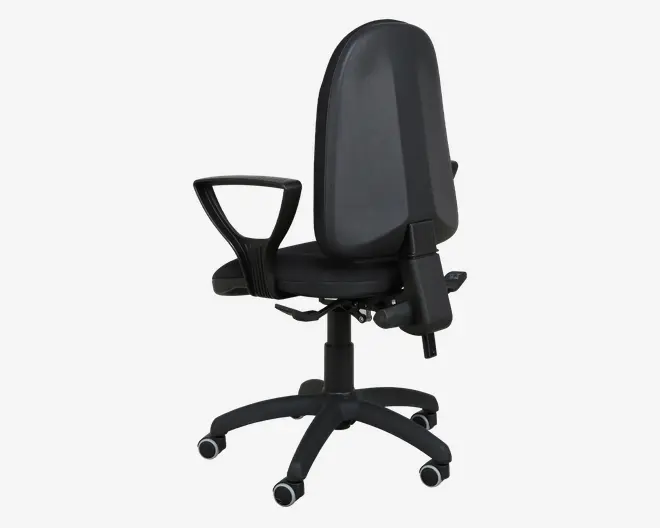 Kontorstol m/Armlæn Sort