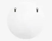 Spejl Cirkel Hvid Ø60 cm