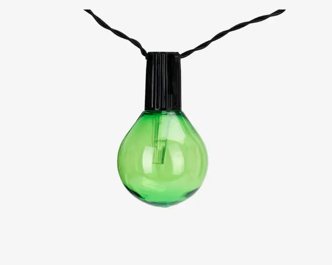 Solcelle lyskæde multifarvet 20 LED