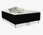 Forli Continentalseng 180 x 200 cm sort