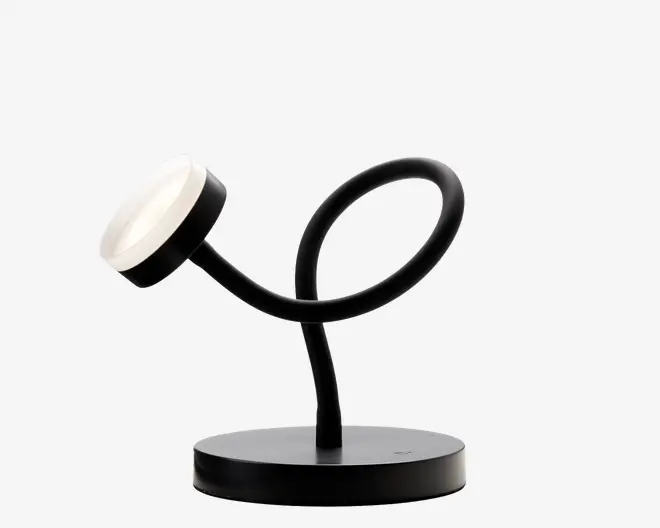 Bordlampe Tulip Sort LED 3,2W