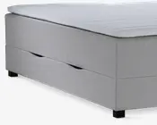 Boxmadras med magasin 180 x 200 cm beige