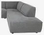 Sofa m/Open End Højrevendt Grå