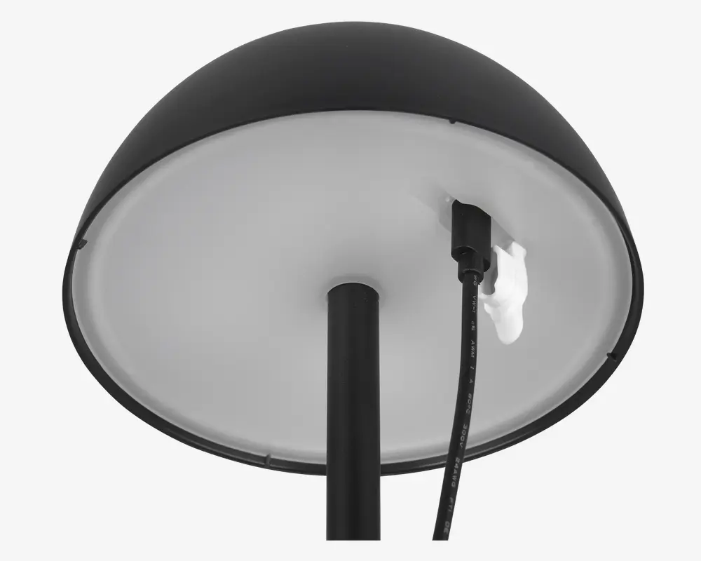 Bordlampe Ricardo mat sort H.30 cm 
