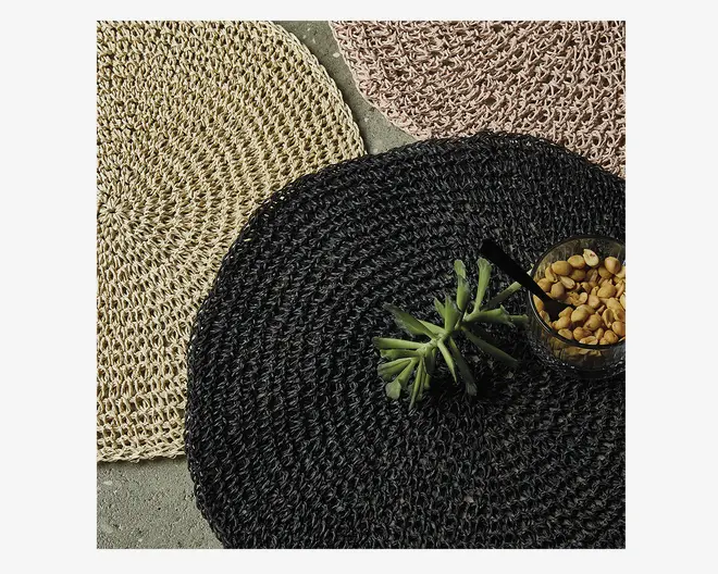 Dækkeserviet papir rosa Ø.42 cm