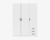 Garderobeskab Sprint m. 3 Låger og 3 Skuffer