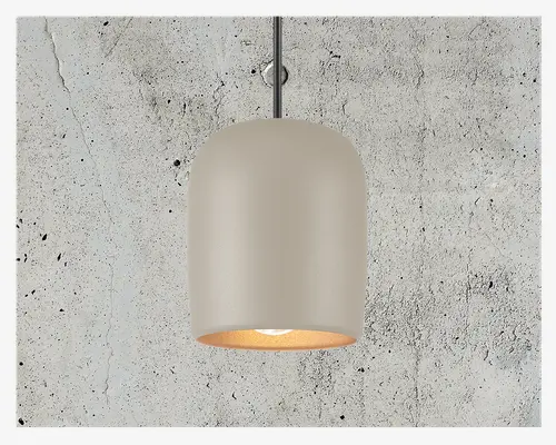 Loftlampe Notti Ø.10 cm Grå