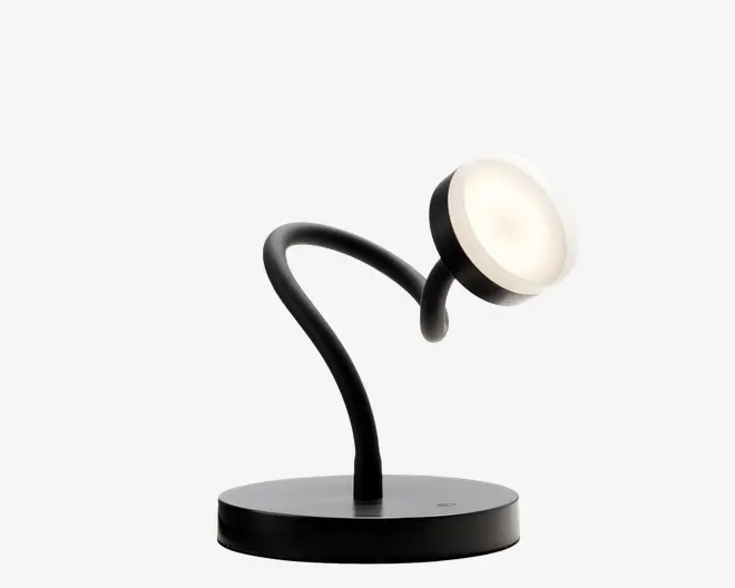 Bordlampe Tulip Sort LED 3,2W