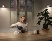 Loftlampe spot Pluto hvid L.9 cm