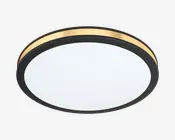 Plafond Pescaito sort/guld Ø.28 cm