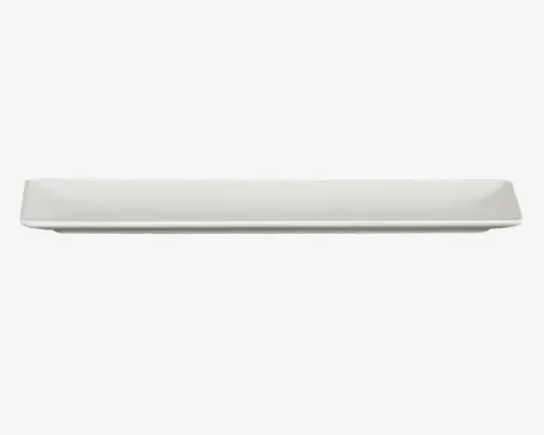 Quadro Tallerken Rektangulær 30x8 cm Hvid