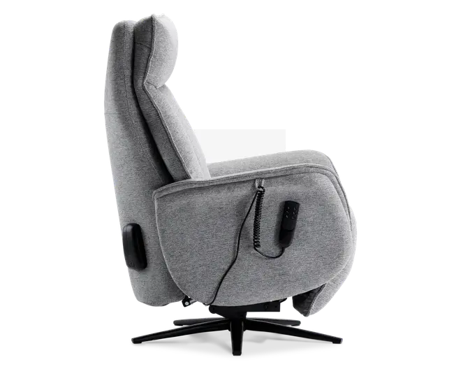 Stol m/indbygget skammel og løftefunktion