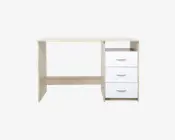 Skrivebord Adria Lys Eg/Hvid