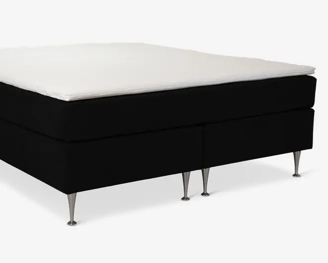 Forli Continentalseng 180 x 200 cm sort