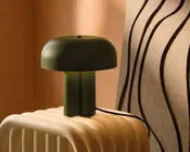 Bordlampe Sandro grøn H.26 cm