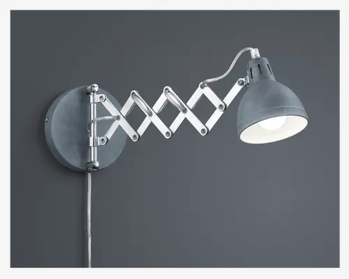 Væglampe Scissor Grå Ø.15 cm