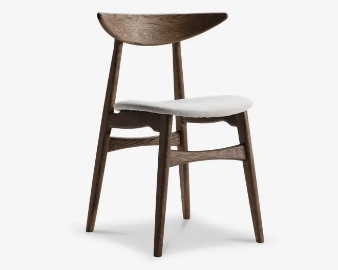 Spisebordstol Copenhagen røgfarvet eg