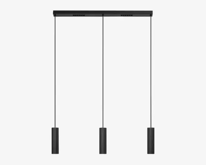 En sort, rektangulær gennemgangsportal med to lodrette søjler og en vandret overligger. Søjlerne har synlige indikatorlys og kontrolpaneler på siderne, og bunden af hver søjle er forstærket med en bredere, rillet sektion for stabilitet. Designet er slankt og moderne med en mat finish.