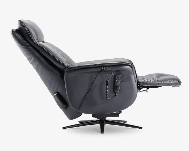 Stol m/indbygget skammel og løftefunktion