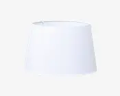 Skærm Oval Hvid Ø.25 cm