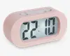 Vækkeur silikone pink H.7 cm 