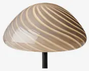 Bordlampe Mini Mus grå H.17 cm 