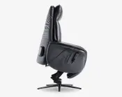 Stol m/indbygget skammel og løftefunktion