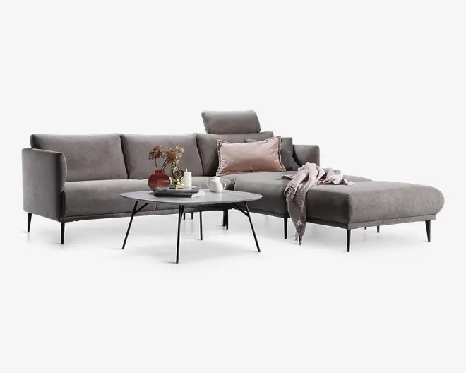 Sofa Josefine med chaiselong højre