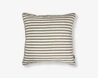Pude striber grøn/hvid 50x50 cm 