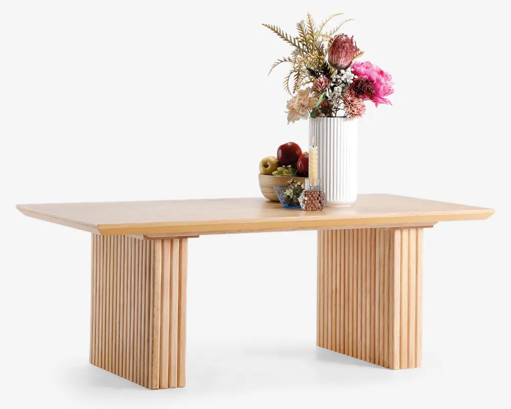 Sofabord natur eg 60x120 cm