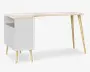 Skrivebord Delta Hvid/Eg